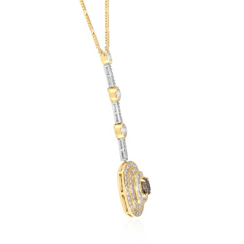 White Diamond & 18k Gold Chain – Adorian Jewelry